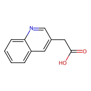 2-(Quinolin-3-YL)acetic acid structure