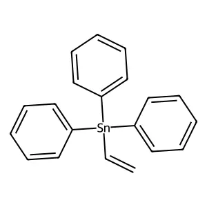 Triphenyl vinyl tin structure