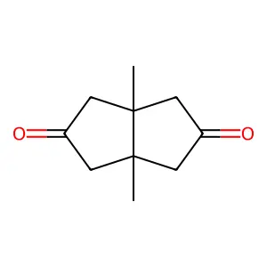 cis-Tetrahydro-3a,6a-dimethylpentalene-2,5(1H,3H)-dione structure