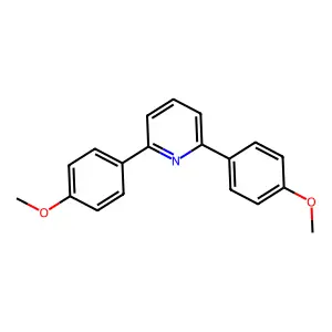 2,6-Bis(4-methoxyphenyl)pyridine structure