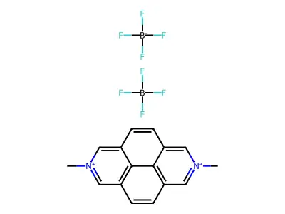 N,N'-Dimethyl-2,7-diazapyrenium difluoroborate structure
