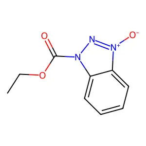 Ethyl 1H-1,2,3-benzotriazole-1-carboxylate 3-oxide structure