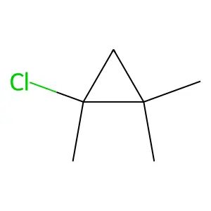 1-Chloro-1,2,2-trimethylcyclopropane structure