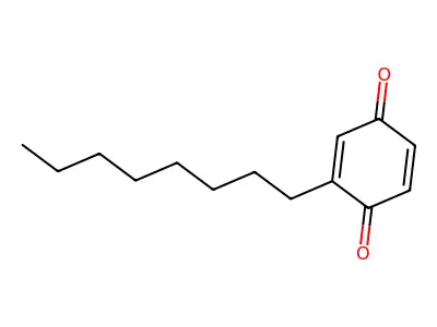 2-Octylcyclohexa-2,5-diene-1,4-dione structure