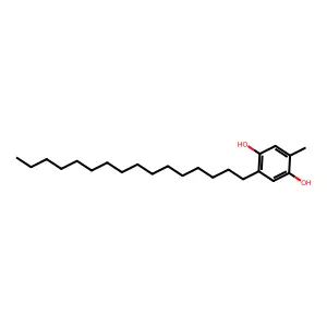2-Hexadecyl-5-methylhydroquinone structure