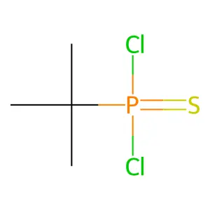 Phosphonothioic dichloride, (1,1-dimethylethyl)- structure