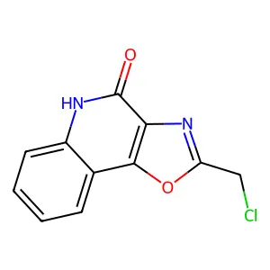 2-(Chloromethyl)[1,3]oxazolo[4,5-c]quinolin-4(5H)-one structure