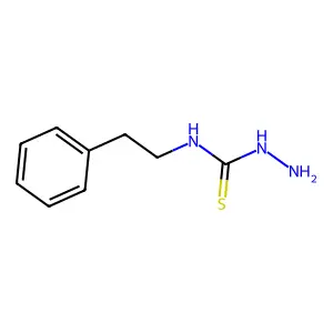 3-Amino-1-(2-phenylethyl)thiourea structure