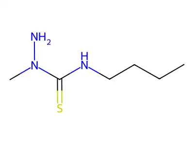 3-Amino-1-butyl-3-methylthiourea structure