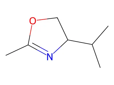 2-Methyl-4-(propan-2-yl)-4,5-dihydro-1,3-oxazole structure