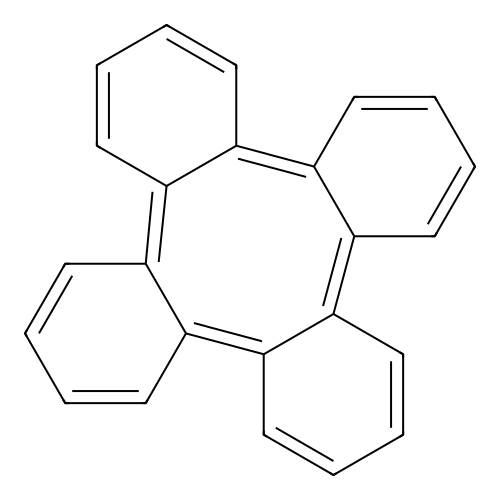 四伸苯 structure