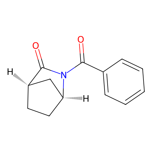 (1S,4R)-2-benzoyl-2-azabicyclo[2.2.1]heptan-3-one structure