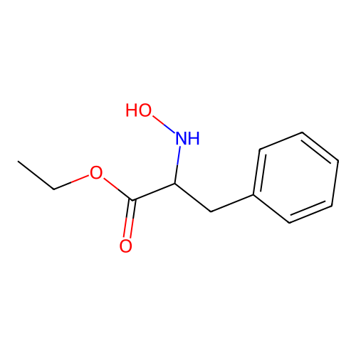 Ethyl 2-(hydroxyamino)-3-phenylpropanoate structure