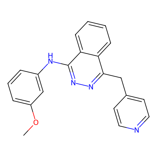 1-(3-Methoxyanilino)-4-(4-pyridylmethyl)phthalazine structure