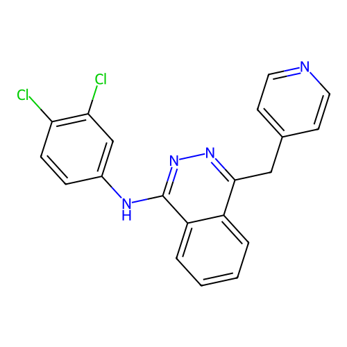 1-(3,4-Dichloroanilino)-4-(4-pyridylmethyl)phthalazine structure