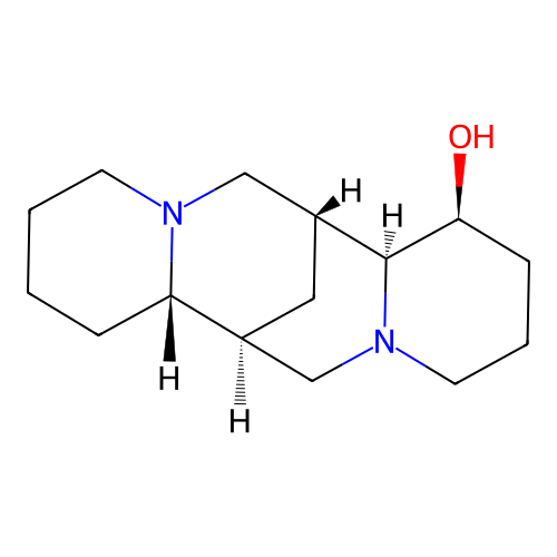 细枝豆碱 structure