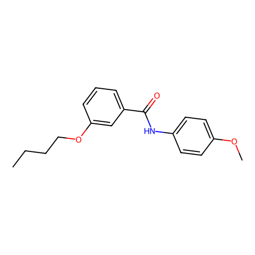 3-butoxy-N-(4-methoxyphenyl)benzamide structure