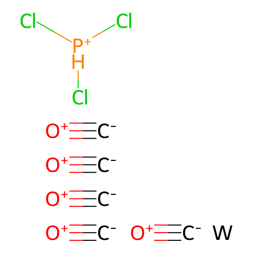 Tungsten, pentacarbonyl(phosphorus trichloride)- structure