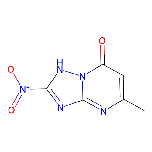 5-methyl-2-nitro[1,2,4]triazolo[1,5-a]pyrimidin-7(4H)-one structure
