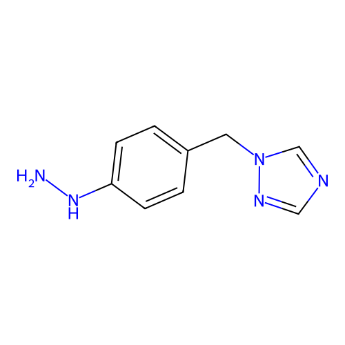1-(4-Hydrazinylbenzyl)-1H-1,2,4-triazole structure