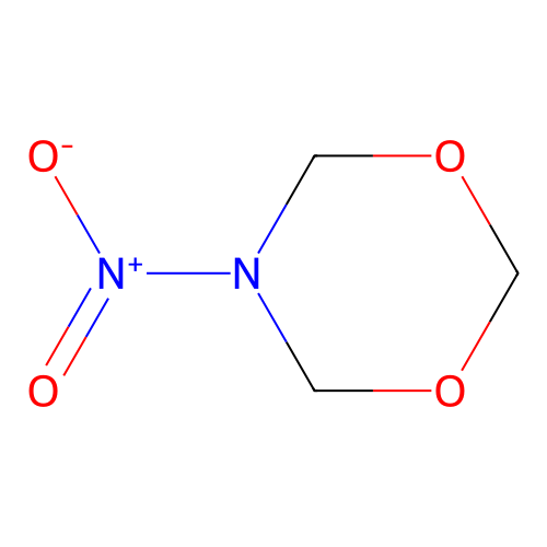 5-Nitro-1,3,5-dioxazaperhydroine structure