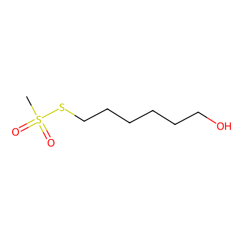 6-Methylsulfonylsulfanylhexan-1-ol structure