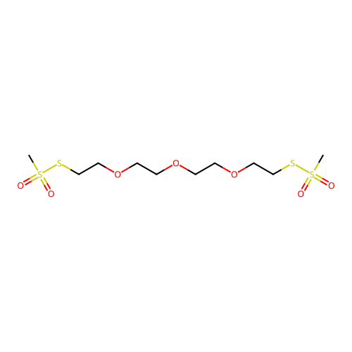 3,6,9-TRIOXAUNDECANE-1,11-DIYL-BISMETHANETHIOSULFONATE structure