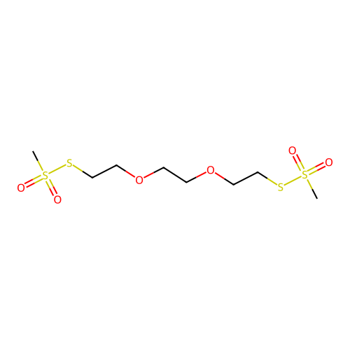 1,2-Bis(2-methylsulfonylsulfanylethoxy)ethane structure