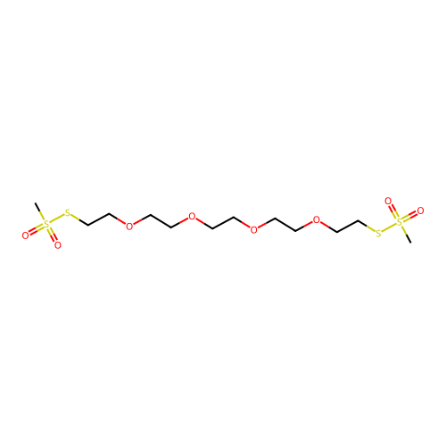 1,2-Bis[2-(2-methylsulfonylsulfanylethoxy)ethoxy]ethane structure