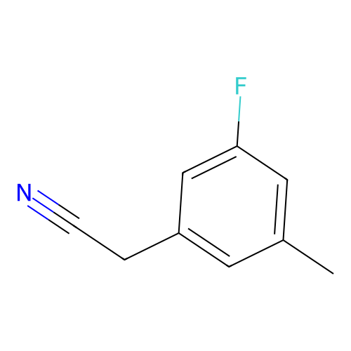 2-(3-Fluoro-5-methylphenyl)acetonitrile structure