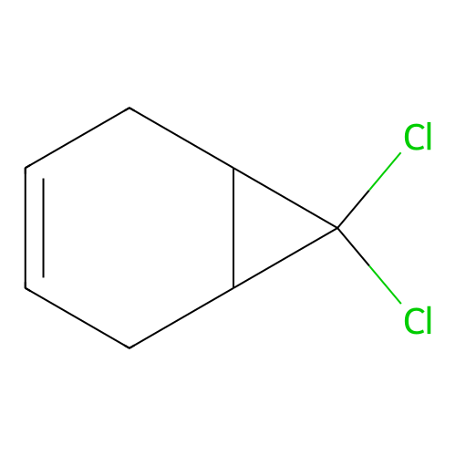 7,7-Dichlorobicyclo[4.1.0]hept-3-ene structure