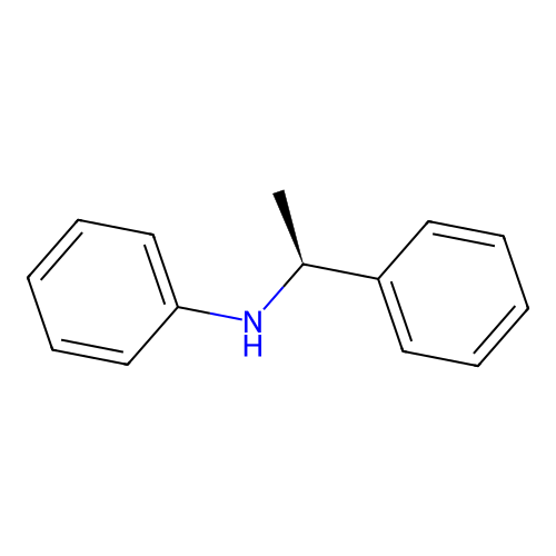 (S)-N-(1-Phenylethyl)aniline structure