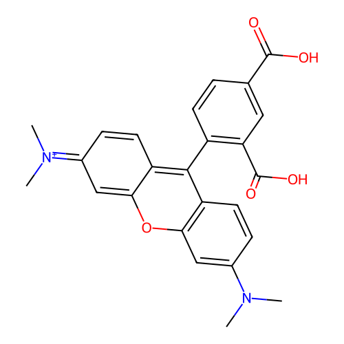 5-Carboxy methylrhodamine structure
