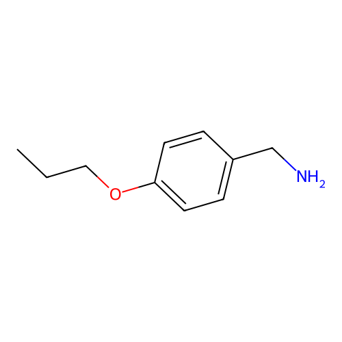 (4-Propoxyphenyl)methanamine structure