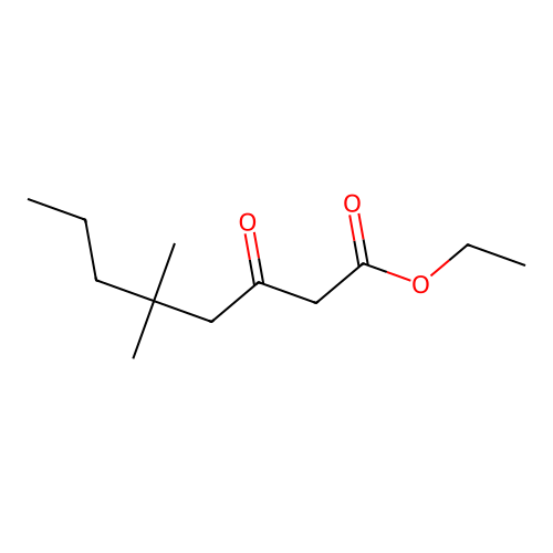 Ethyl 5,5-dimethyl-3-oxo-octanoate structure