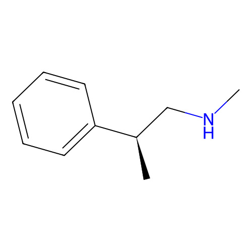 methyl[(2S)-2-phenylpropyl]amine structure