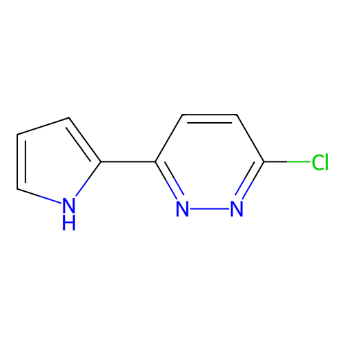 3-chloro-6-(1H-pyrrol-2-yl)pyridazine structure