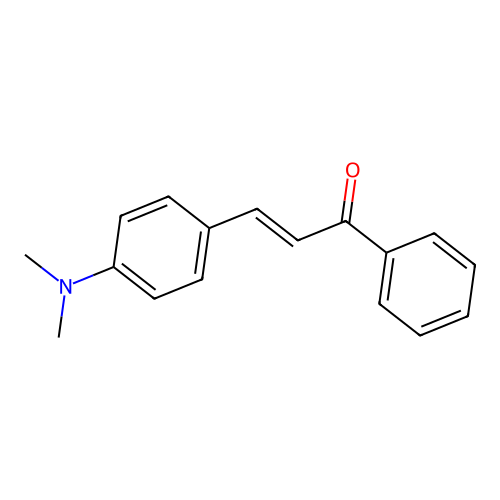 4-Dimethylaminochalcone structure