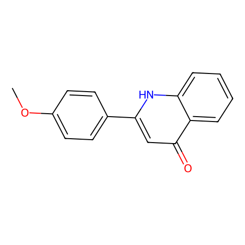 2-(4-Methoxyphenyl)-4-quinolinol structure