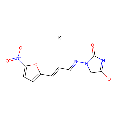 Furazidine potassium structure