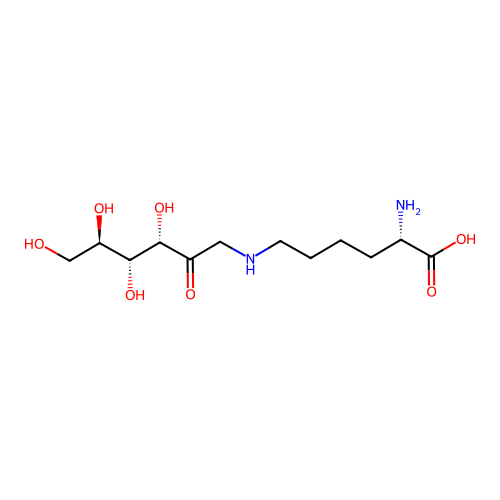 epsilon-Fructoselysine structure