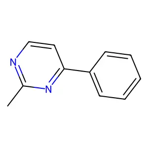 2-Methyl-4-phenylpyrimidine structure