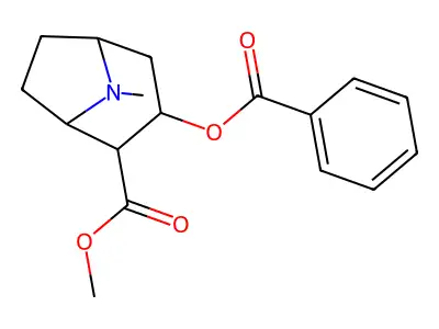 (S)-(+)-Cocaine structure