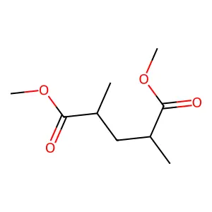 Dimethyl 2,4-dimethylpentanedioate structure