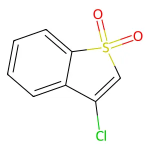 3-氯-1-苯并噻吩1,1-二氧化物 structure