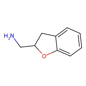 (2,3-二氢苯并呋喃-2-基)甲胺 structure