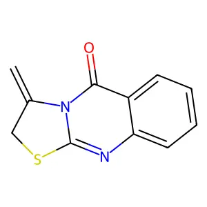3-methylene-2,3-dihydro-5H-[1,3]thiazolo[2,3-b]quinazolin-5-one structure