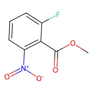 Methyl 2-fluoro-6-nitrobenzoate structure