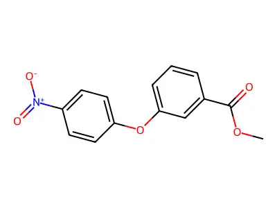 Methyl 3-(4-nitrophenoxy)benzoate structure