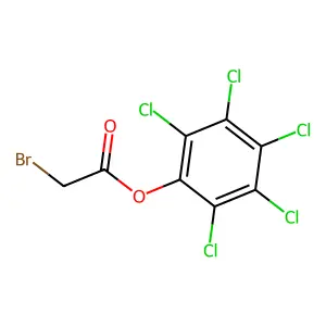 溴乙酸五氯苯酯 structure